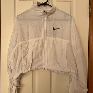 Nike Swoosh Woven Cropped Jacket Size L